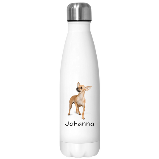 Thermo Flasche Mit Chihuahua+ LCD-Kappe