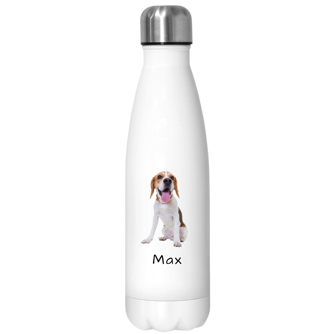 Thermo Flasche Mit Beagle + LCD-Kappe