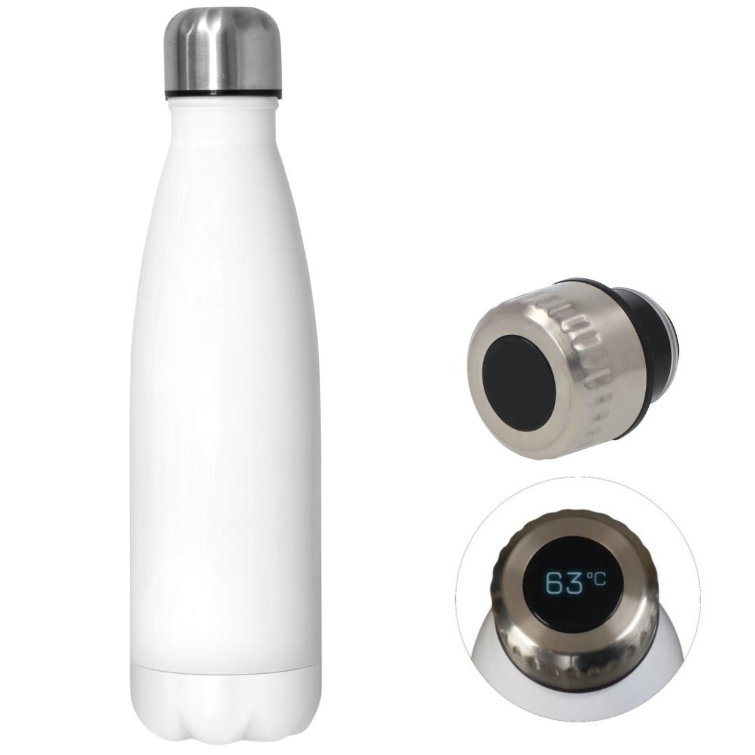 Thermo Flasche Und Tasse Mit Einhorn + LCD-Kappe